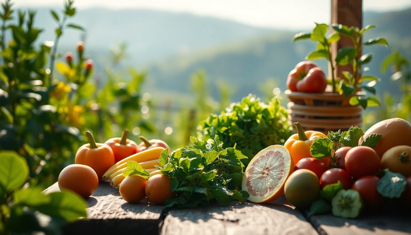 Embrace wellness at healthlifeherald.com with fresh fruits and vegetables in a vibrant setting.