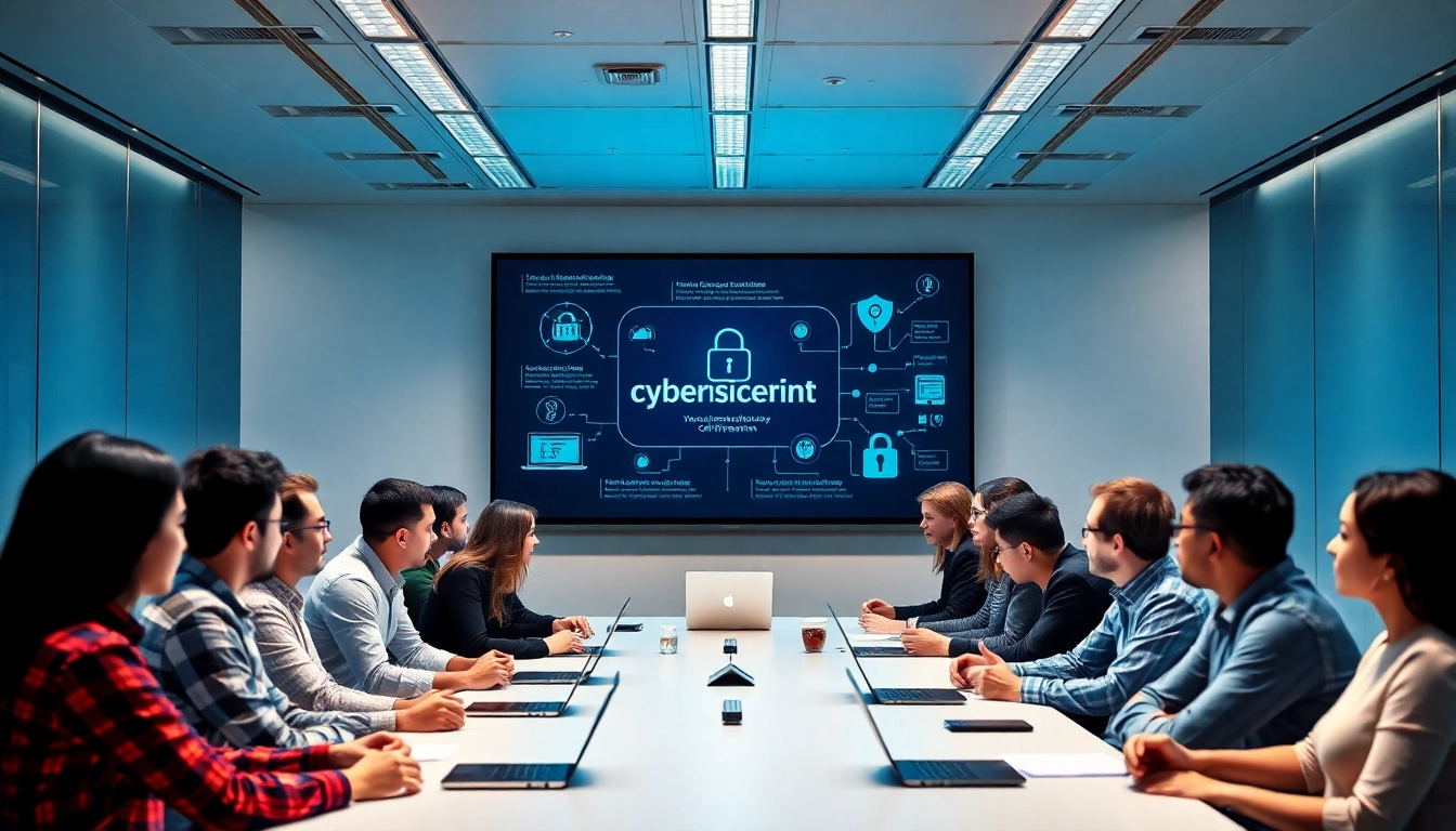 Enhance your skills with a professional cybersecurity certification workshop featuring engaged learners.