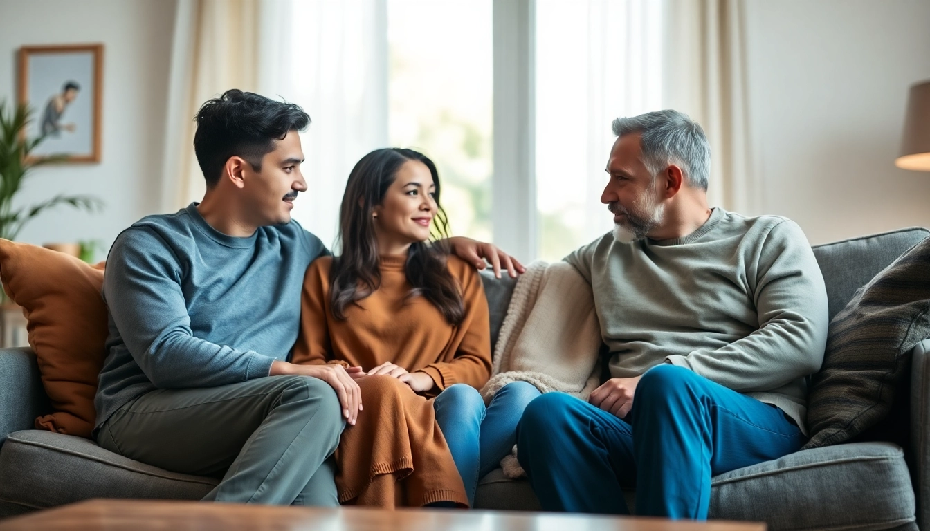 Couples practicing effective communication in relationships within a warm and inviting setting.