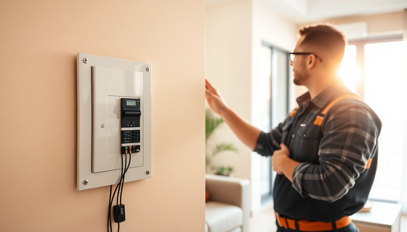 Inspecting an Electrical Panel in a modern home environment for safety and efficiency.