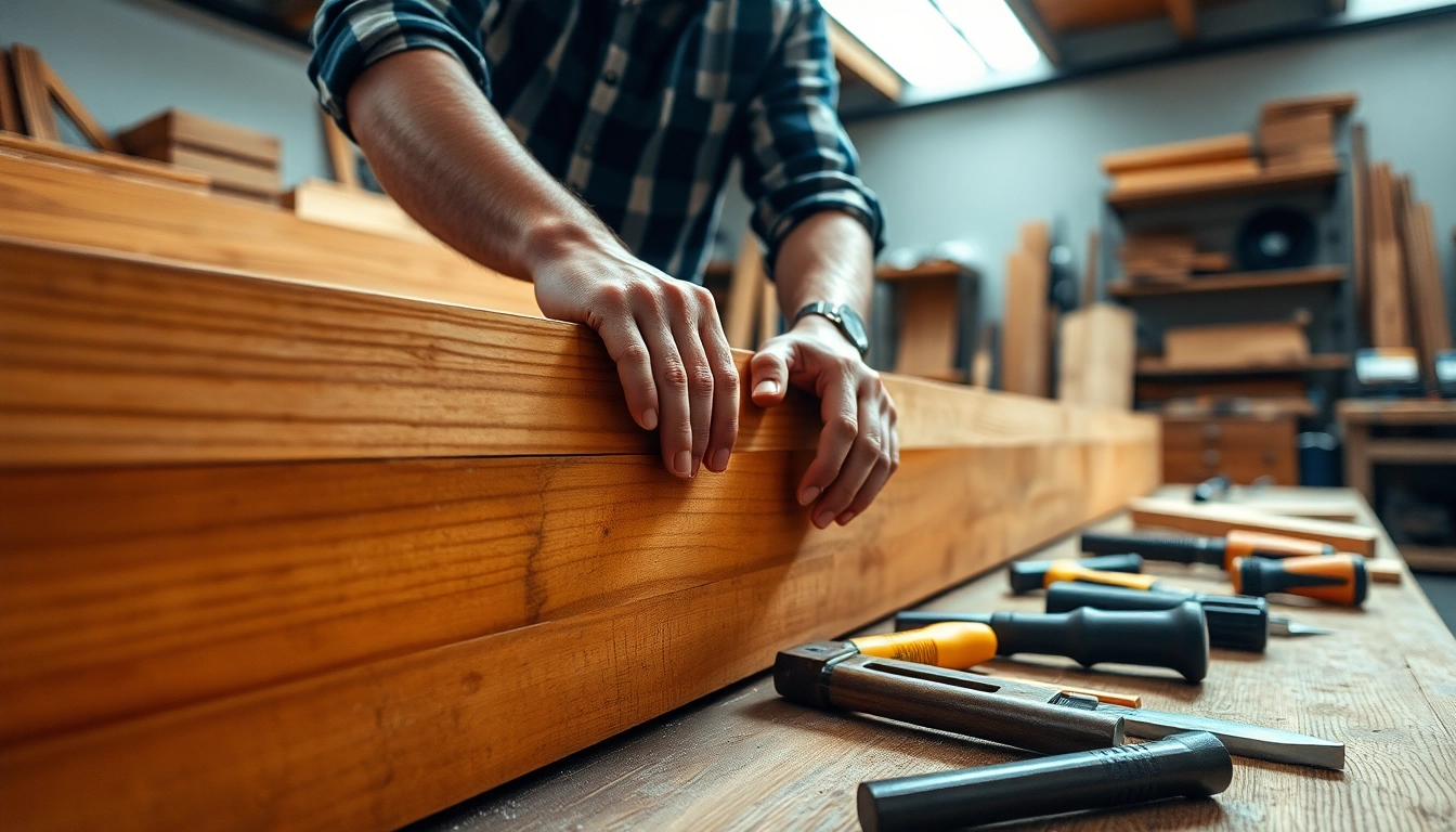 Engaged carpenter demonstrating skills in a workshop while searching for carpentry apprenticeship near me.