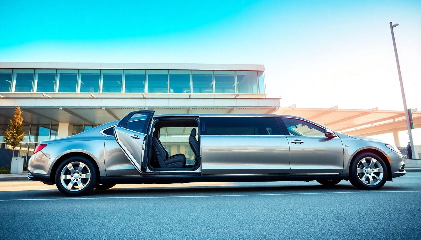 Experience YVR Limos in a sleek vehicle welcoming passengers at Vancouver International Airport.