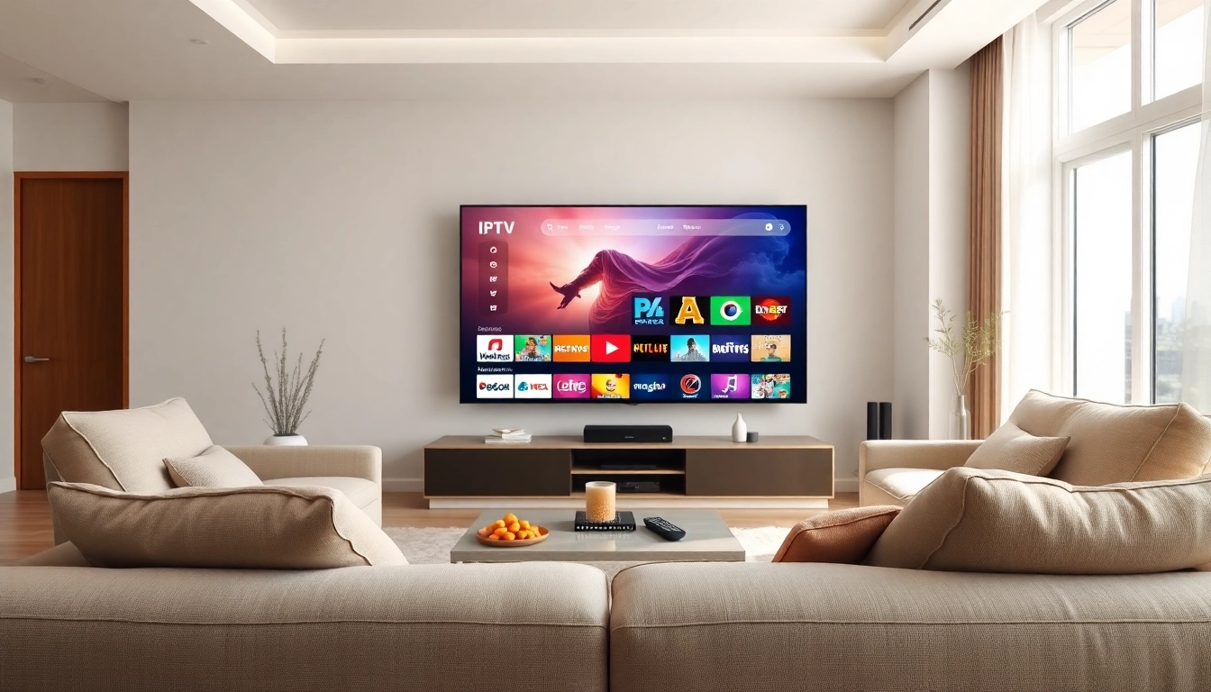 Comprar IPTV y disfrutar de la transmisión en vivo en un ambiente acogedor.
